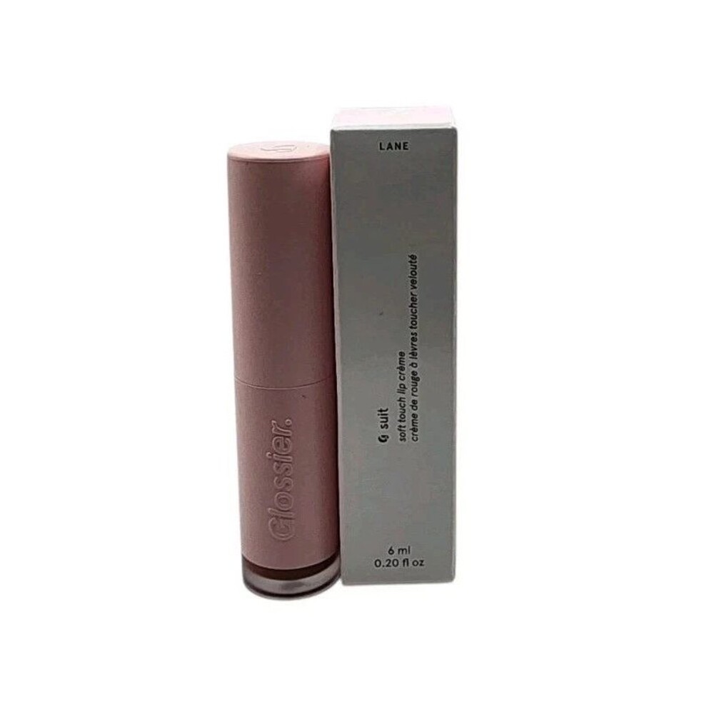 Glossier G Suit Soft Touch Lip Crème LANE (neutral, mauve, brown) NIB
